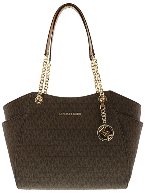 Michael Kors Jet Set Travel Large Chain Shoulder Tote